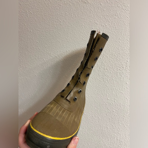 Vintage Insulated Work Boots Steel Shank Tall Lace Up - Size 6 - Picture 12 of 14